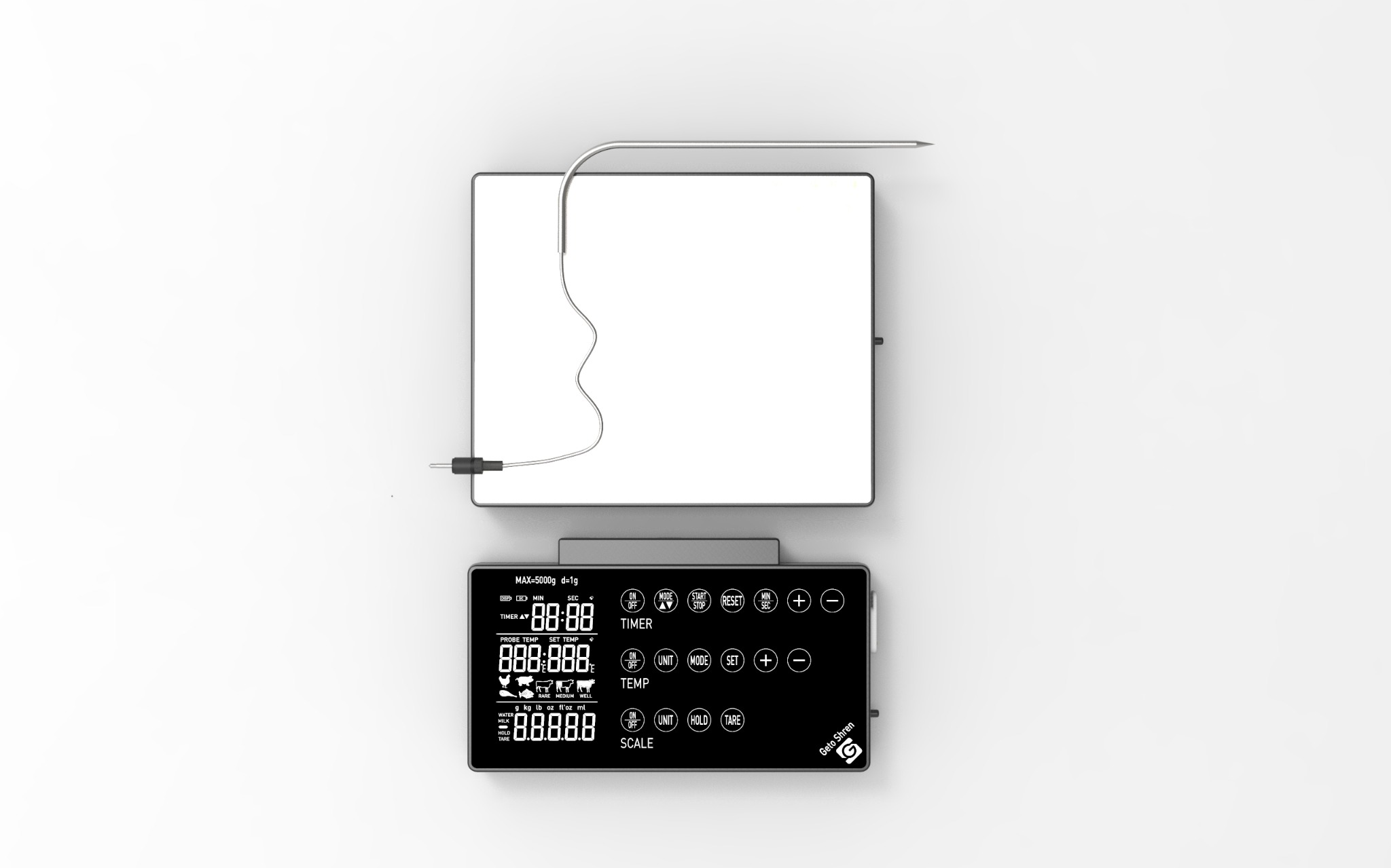 Compact Geto Shren kitchen scale layout